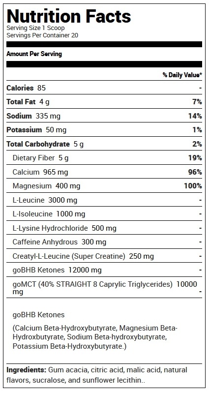 VPX-Ketonz-Supplement-Facts