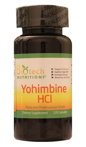 (image for) Biotech Nutrition Yohimbine HCl 120 Caps